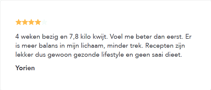 Afslank Receptenbijbel Review 6