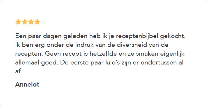Afslank Receptenbijbel Review 9