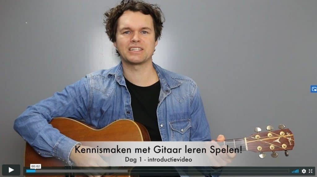 Les 1 Gitaar leren spelen cursus