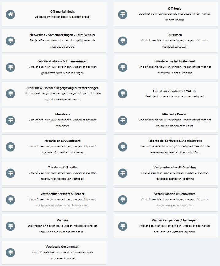 Vastgoed Community Forum