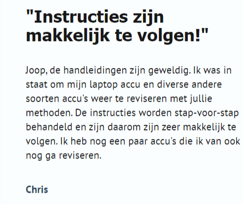 accu revisie programma ervaringen 1