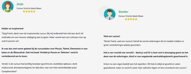 ervaringen vind je ideale baan