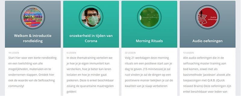 Prana Mental Excellence online omgeving