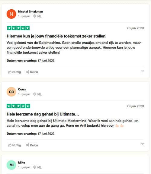 trustpilot ultimate mastermind